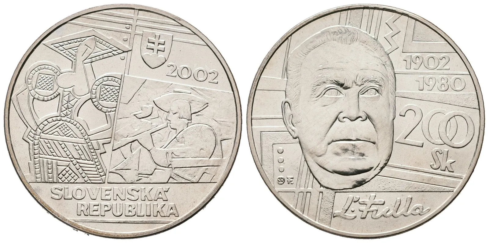 200 Sk 2002 - Ludovít Fulla, běžná kvalita