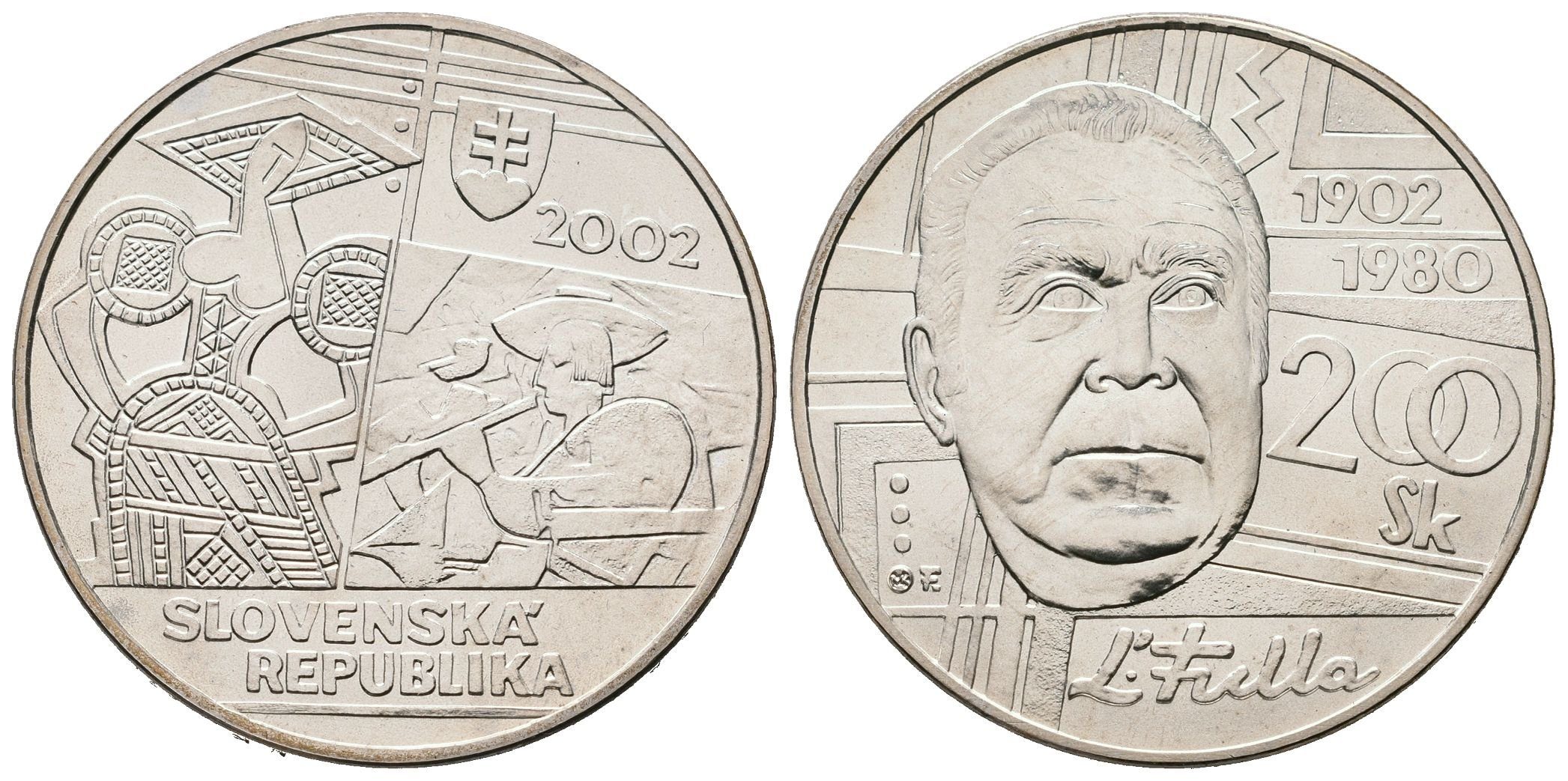 200 Sk 2002 - Ludovít Fulla, běžná kvalita