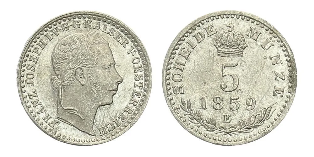Rakouská a spolková měna, 1857 - 1892 — 1