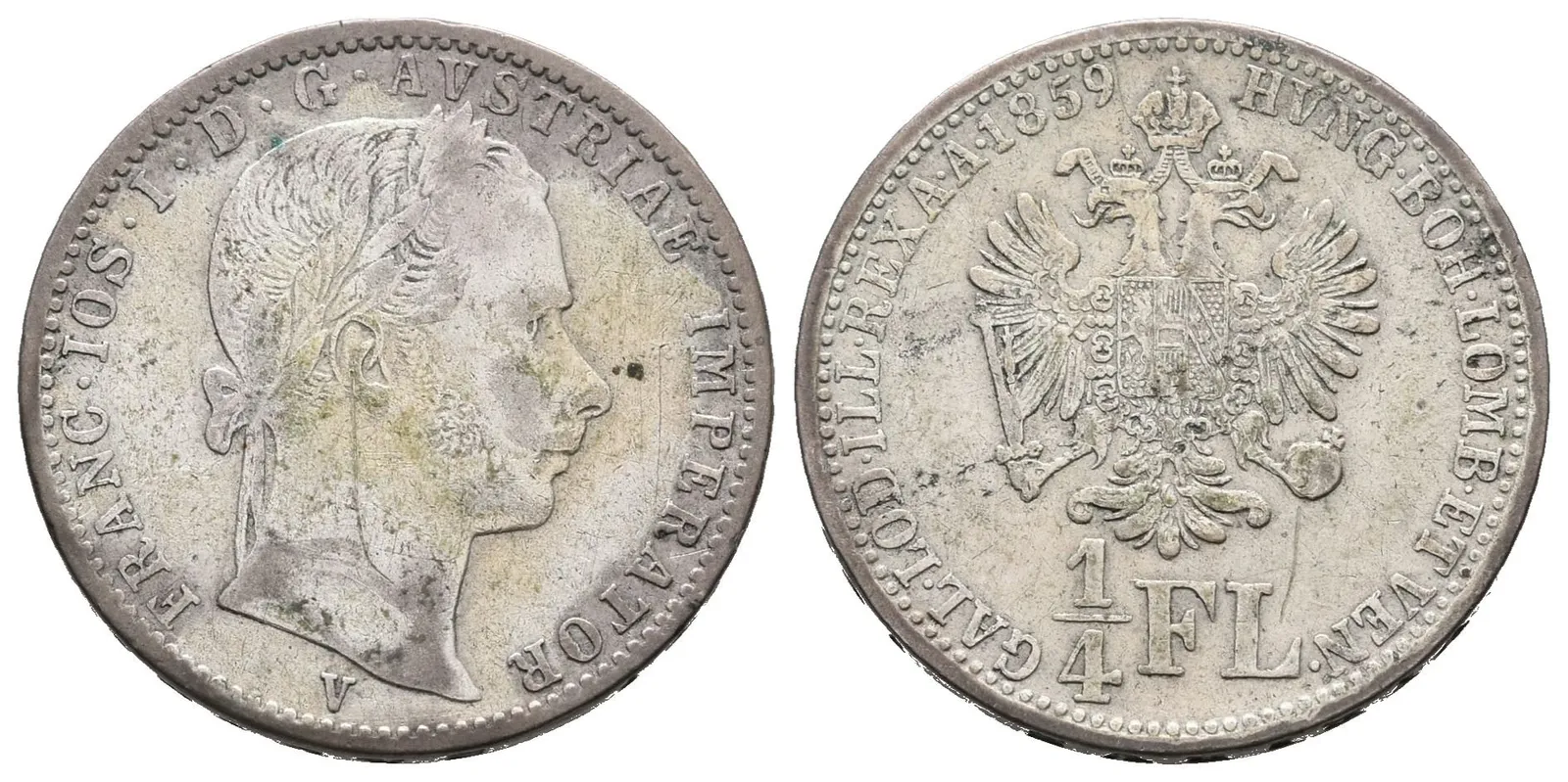 1/4 Zlatník 1859 V