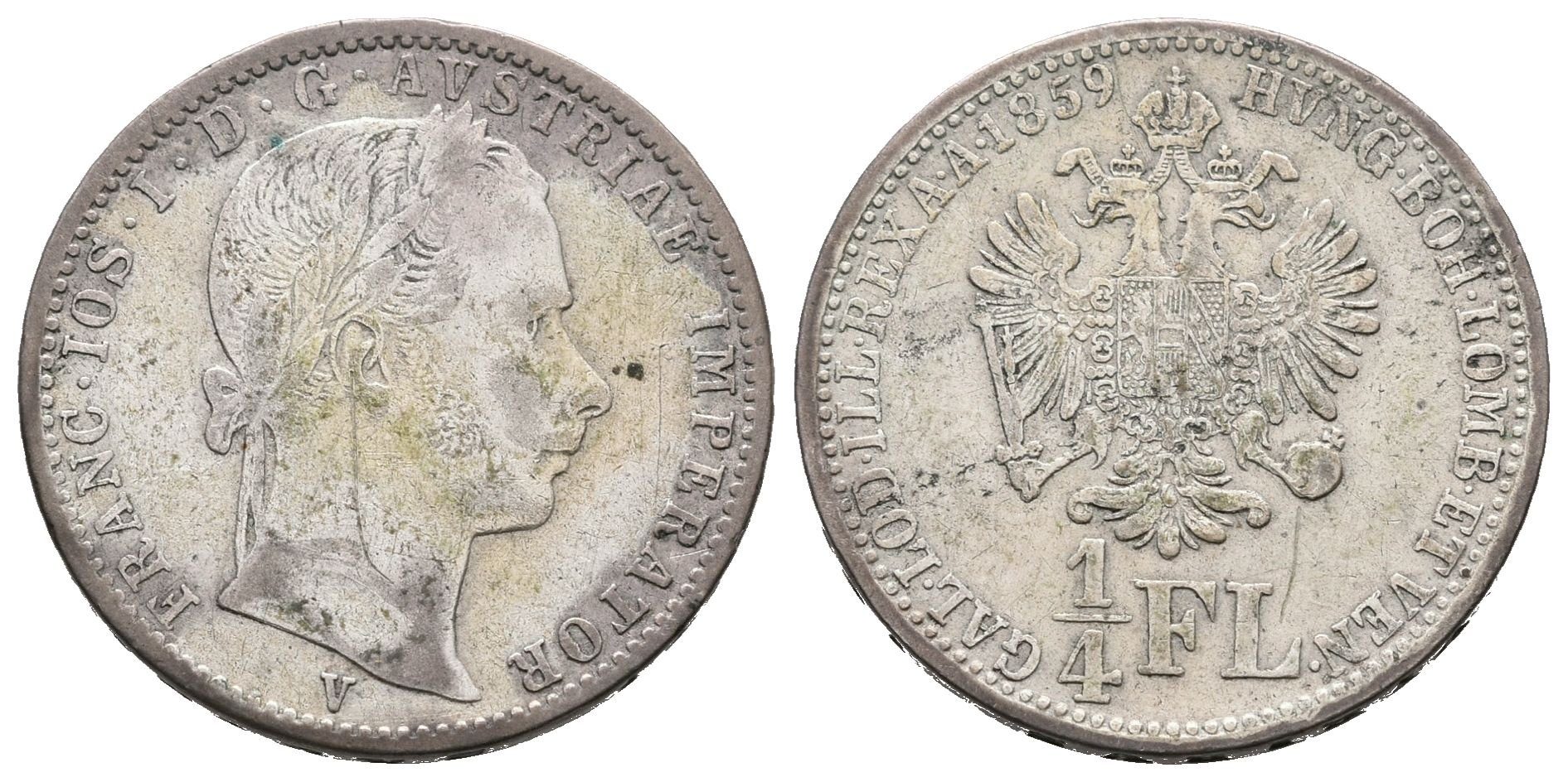 1/4 Zlatník 1859 V