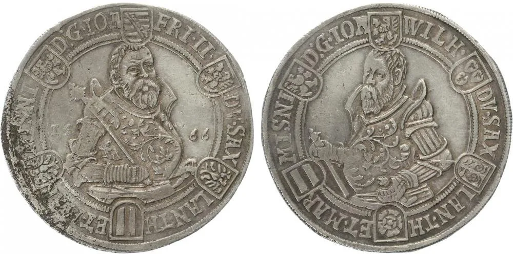 Sasko - Alt Gotha, Johann Friedrich II. a Johann Wilhelm, 1565 - 1567 — 1