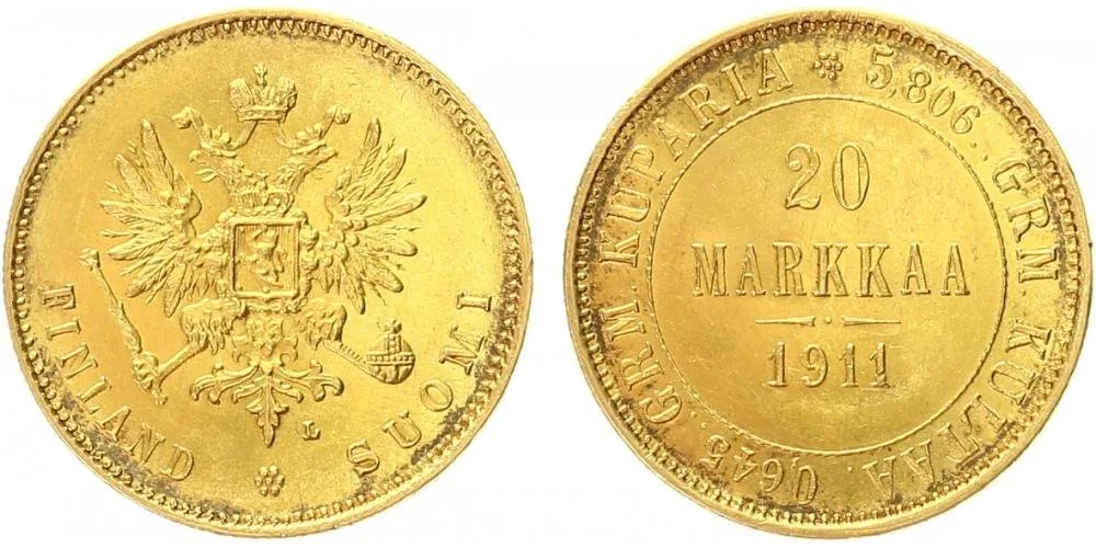 Ražby pro Finsko, Mikuláš II., 1894 - 1917 — 1