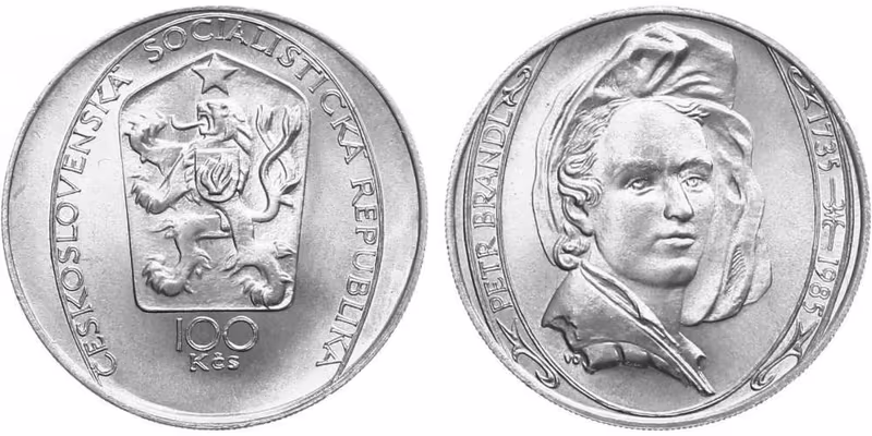 100 Kčs 1985 - Petr Brandl