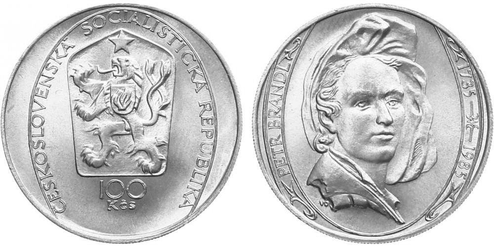 100 Kčs 1985 - Petr Brandl