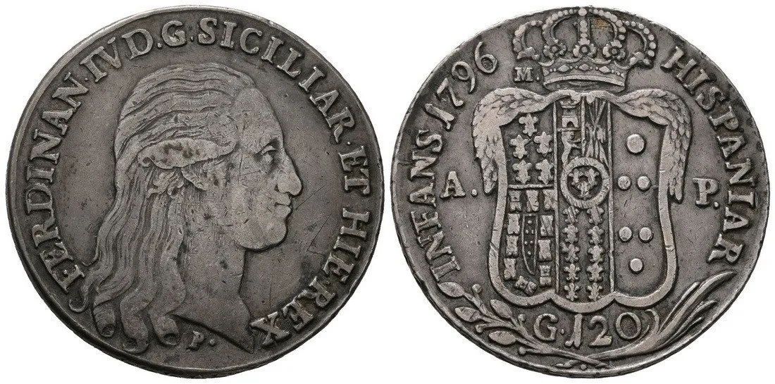 Itálie - Neapol a Sicilie, Ferdinand IV., 1759 - 1805, 1815 - 1825 — 1