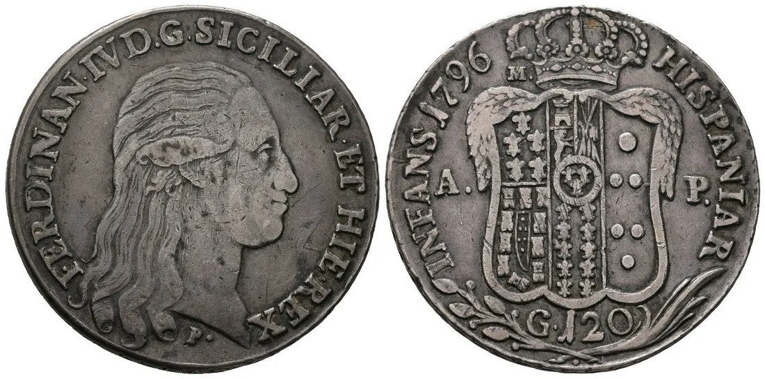 Itálie - Neapol a Sicilie, Ferdinand IV., 1759 - 1805, 1815 - 1825 — 1