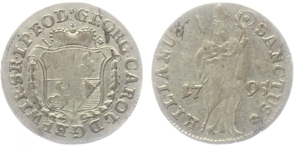 Würzburg - biskupství, Georg Karl von Fechenbach, 1795 - 1802 — 1