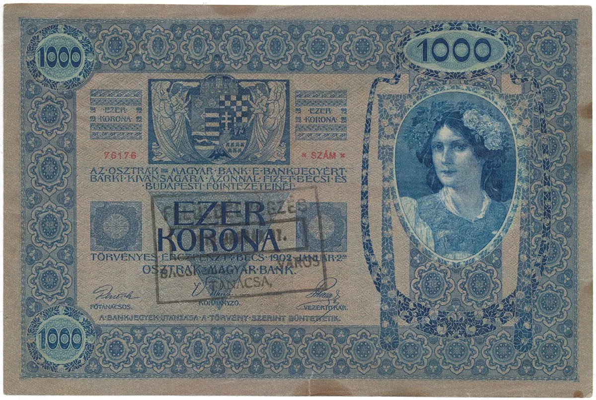 Razítkované R-U bankovky na Balkáně 1919-1921 — 1