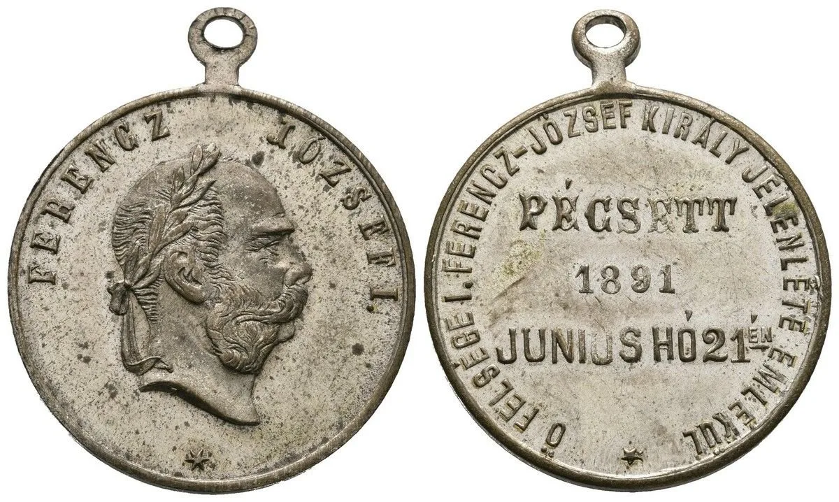 František Josef I., medaile na návštěvu a přítomnost císaře — 1
