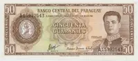 Paraguay, 50 Guaranies (1963~), P.197b