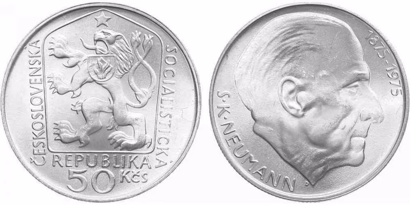 50 Kčs 1975 - Stanislav Kostka Neumann