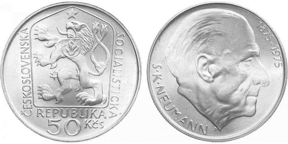 50 Kčs 1975 - Stanislav Kostka Neumann