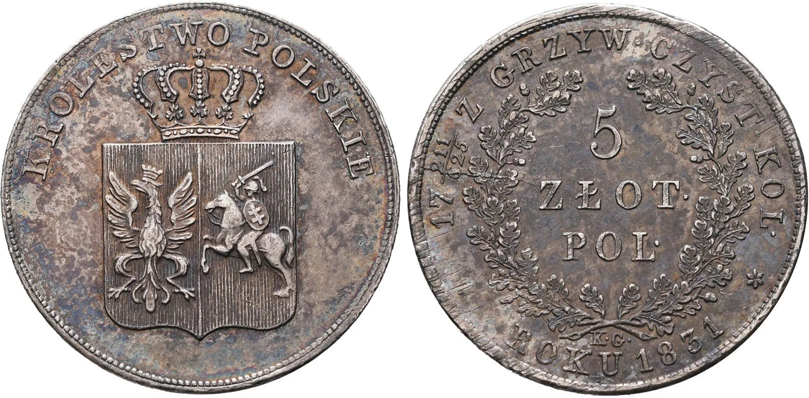 Ražby pro Polsko, Mikuláš I., 1825 - 1855 — 1