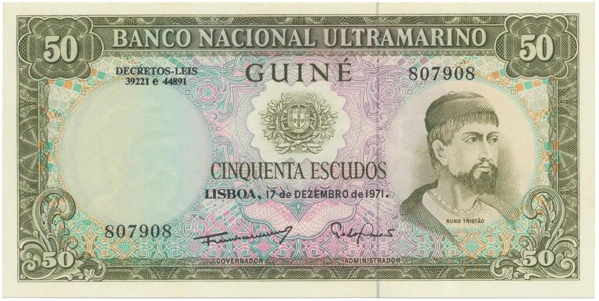 Portugalská Guinea, 50 Escudos 1971, P.44