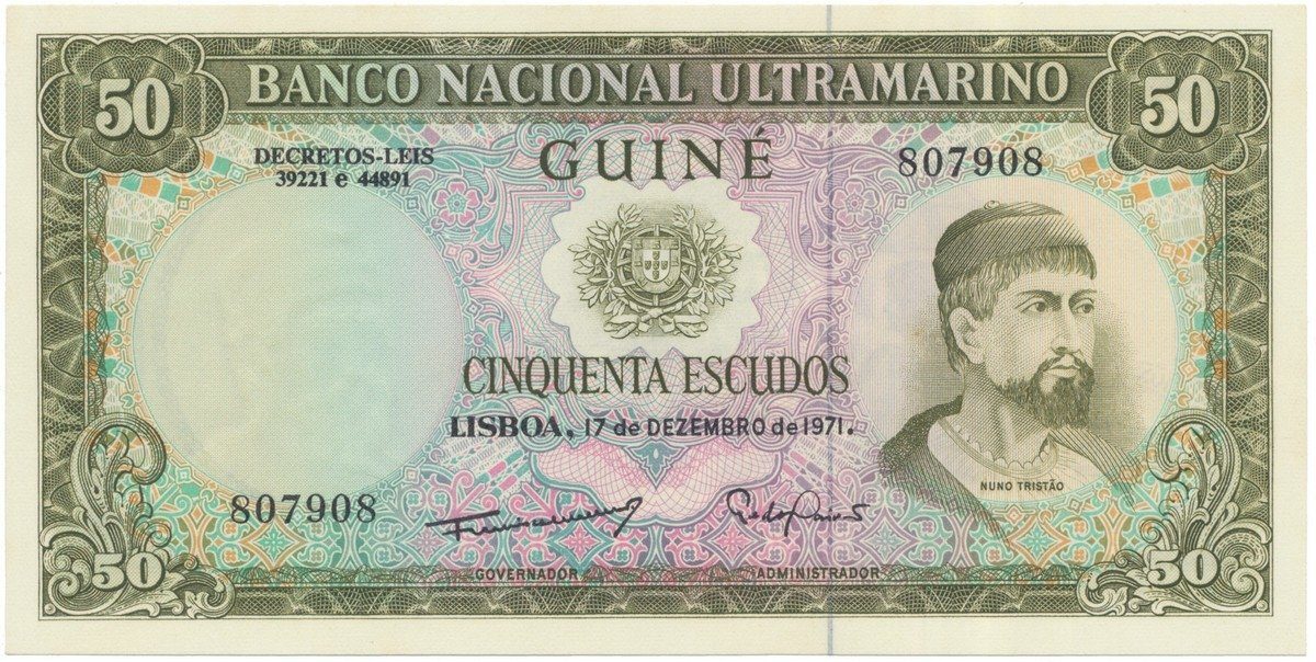 Portugalská Guinea, 50 Escudos 1971, P.44