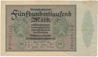 Německo, 500000 Mark 1923, Ro.87b