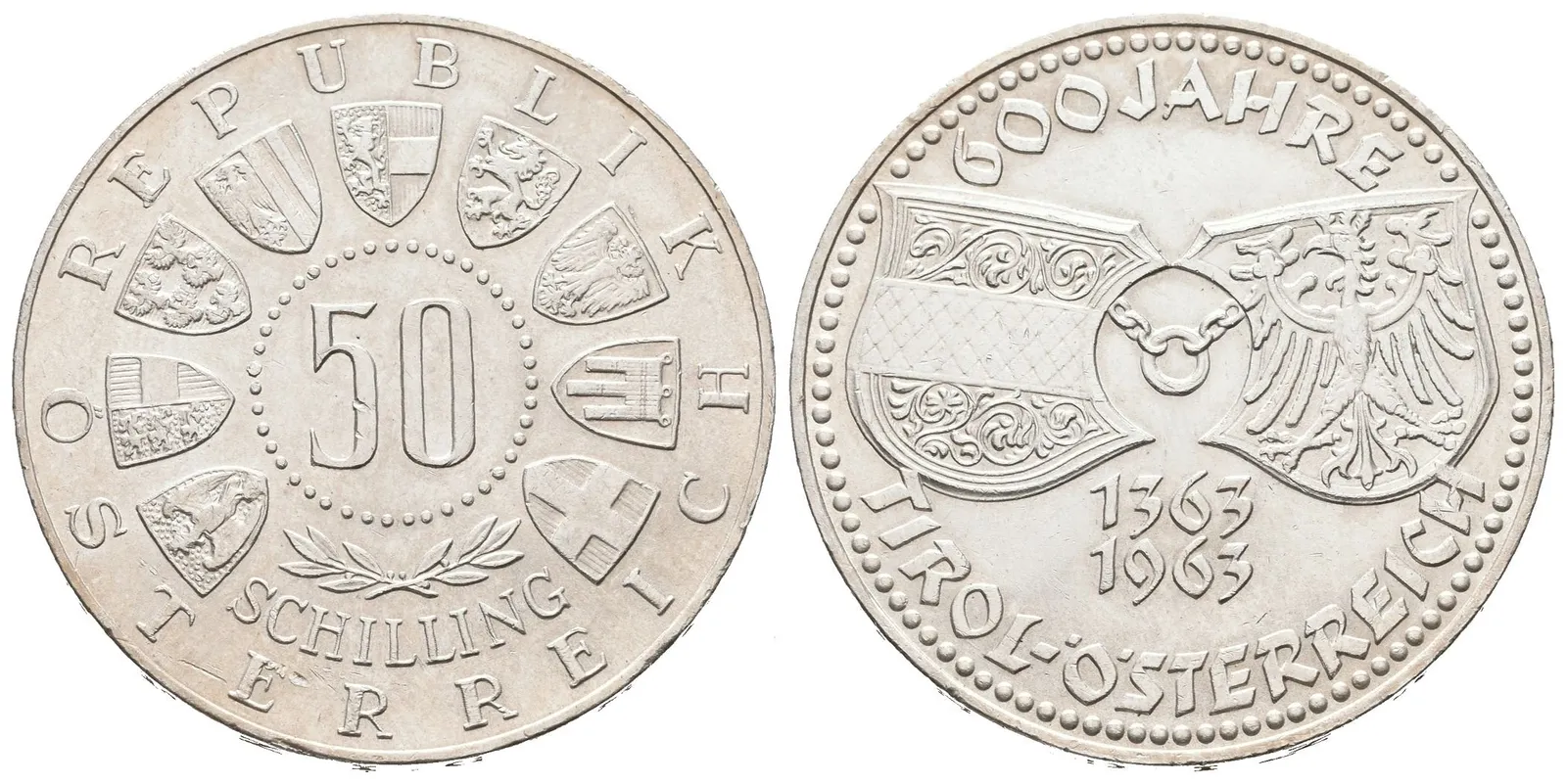 Rakousko, 50 Schilling 1963 - Tyrolsko