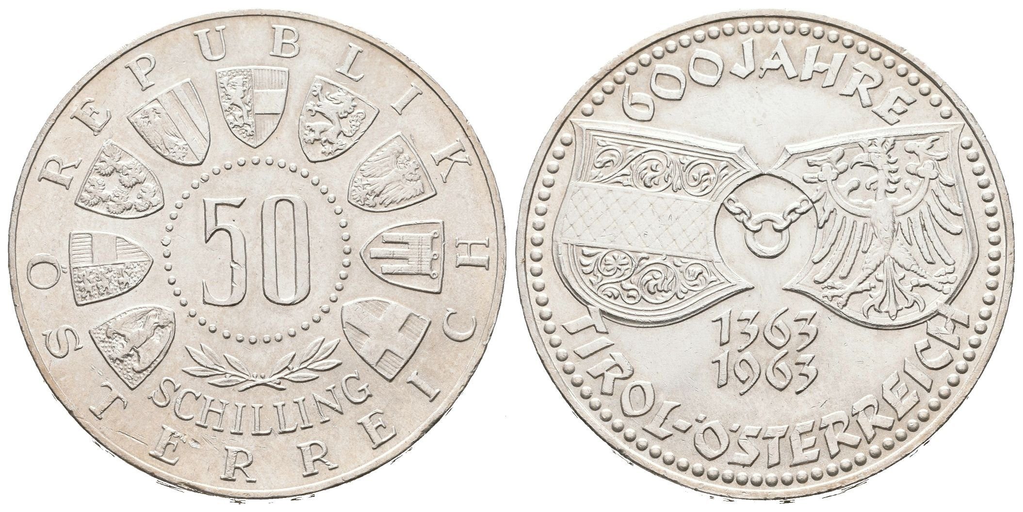 Rakousko, 50 Schilling 1963 - Tyrolsko