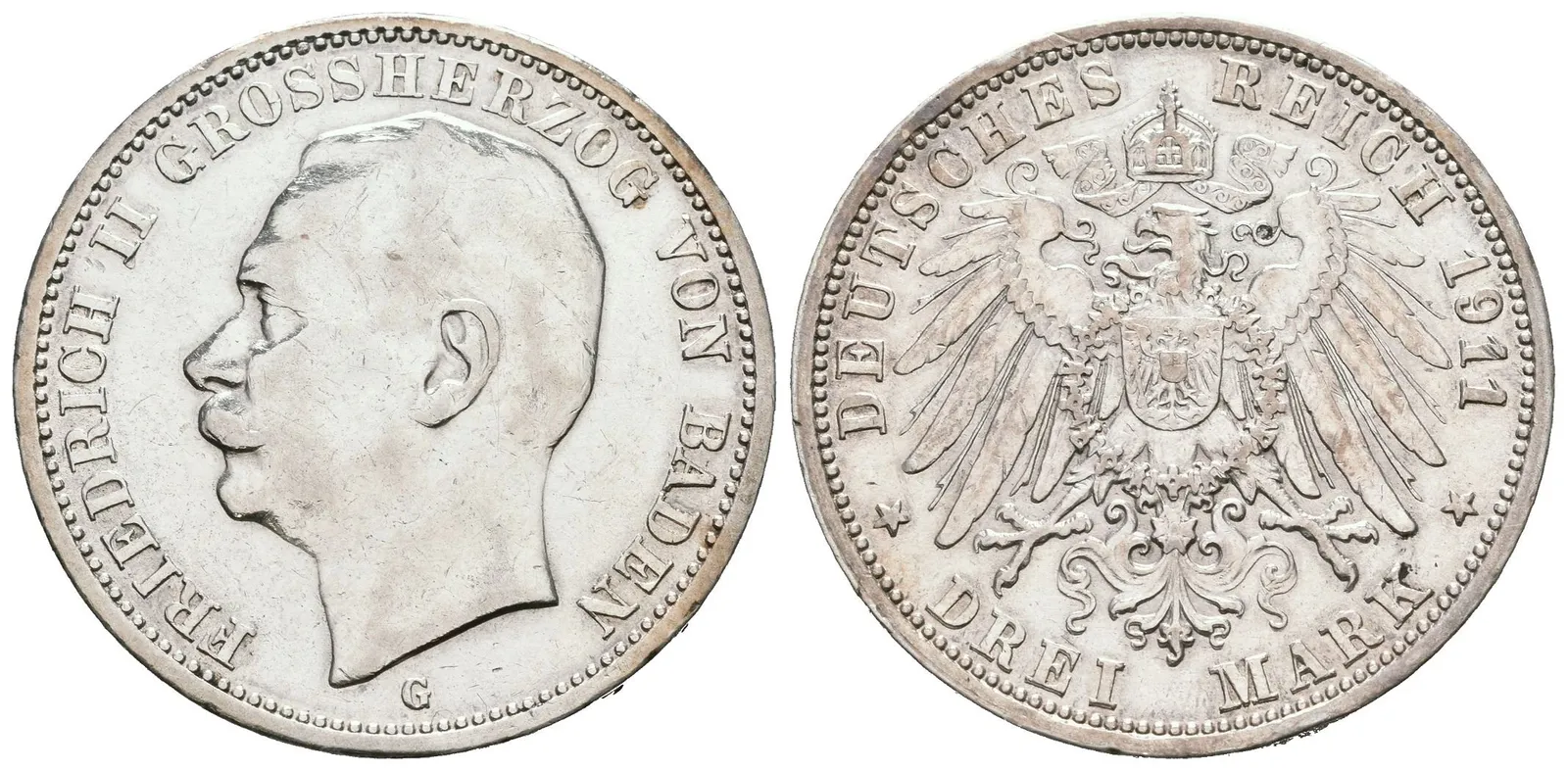Baden, 3 Marka 1911 G
