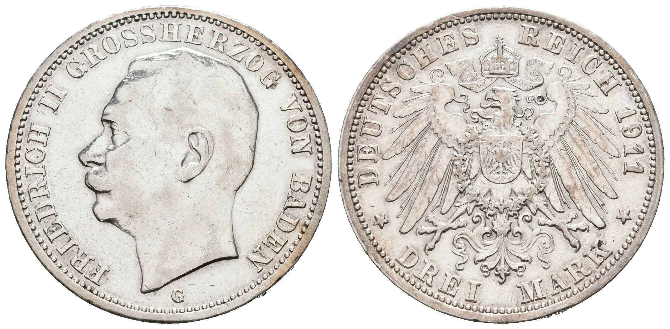 Baden, 3 Marka 1911 G