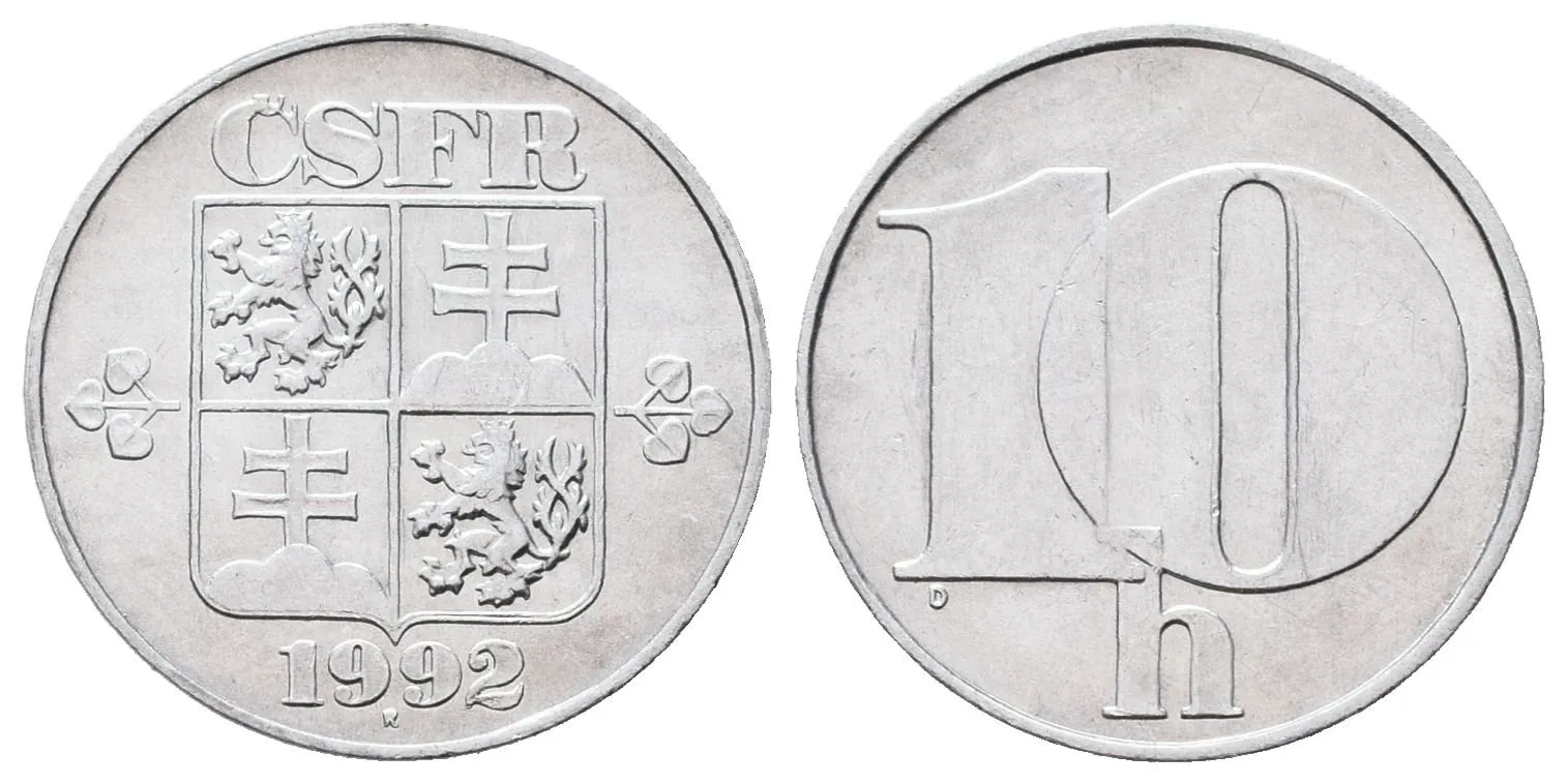 10 Haléř 1992