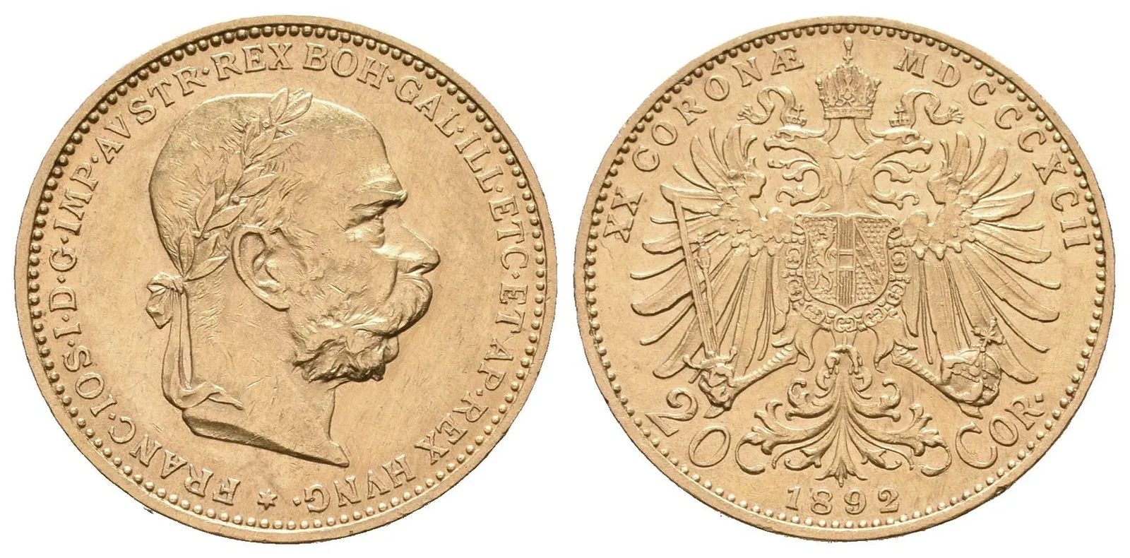 20 Koruna 1892