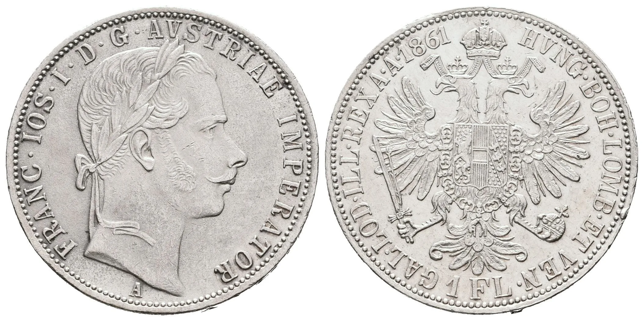 Zlatník 1861 A, pěkná zachovalost, patina, — 1
