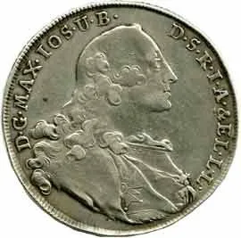 Bavorsko, Maximilian III. Josef, 1745 - 1777 — 1