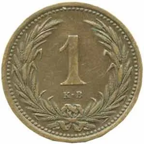 Korunová měna, 1892 - 1918 — 1