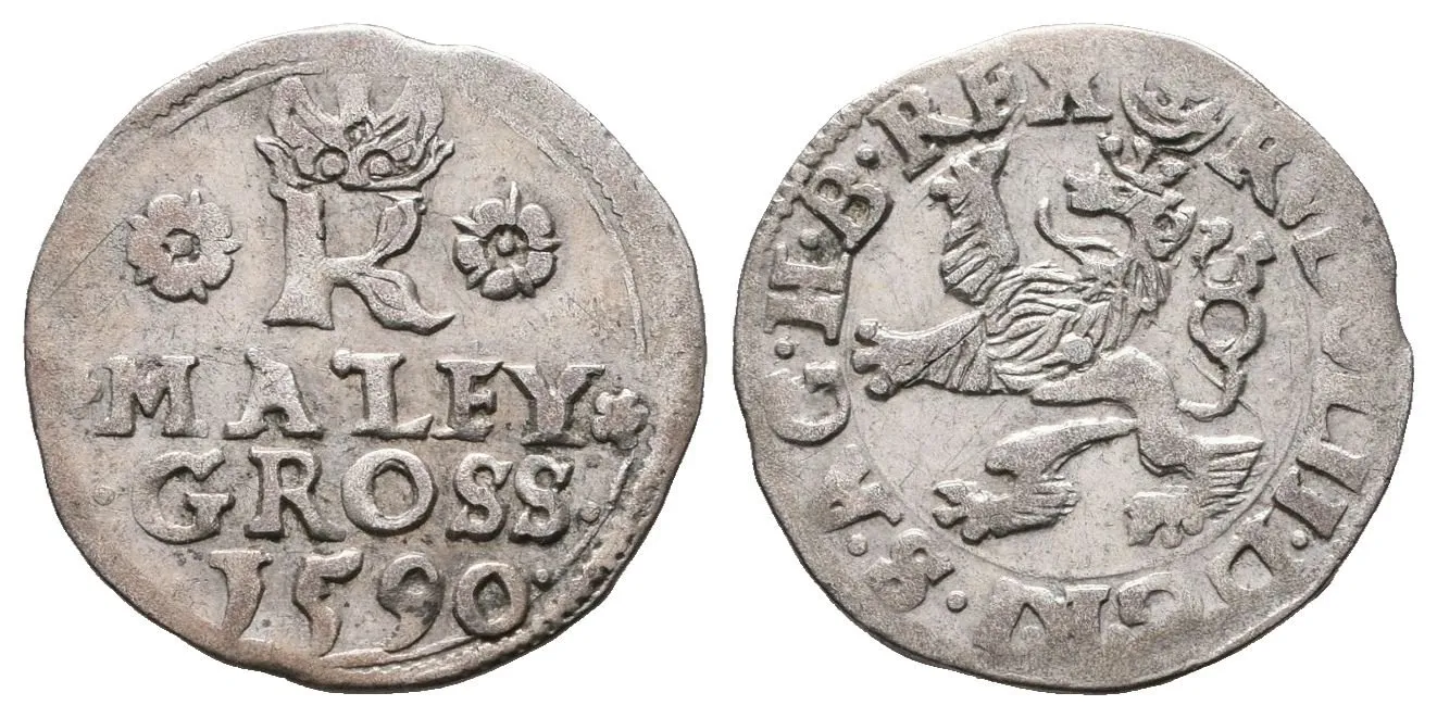 Rudolf II., Malý groš 1590, Jáchymov