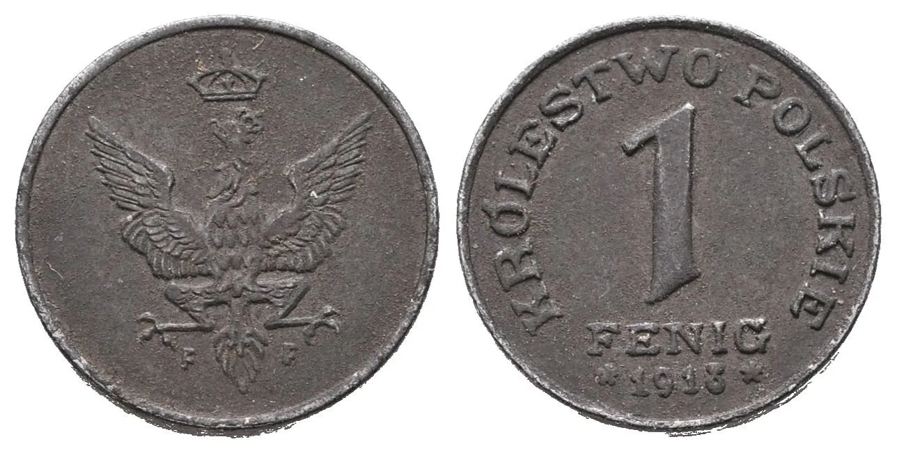 Polsko, 1 Fenig 1918 (Fe)