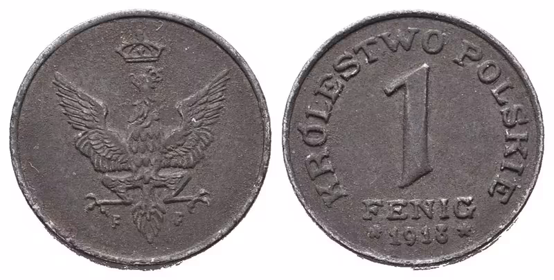 Polsko, 1 Fenig 1918 (Fe)