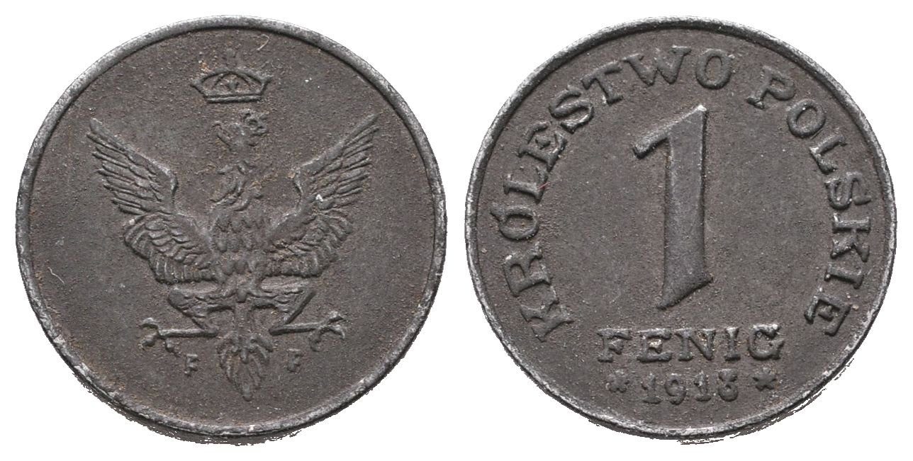 Polsko, 1 Fenig 1918 (Fe)