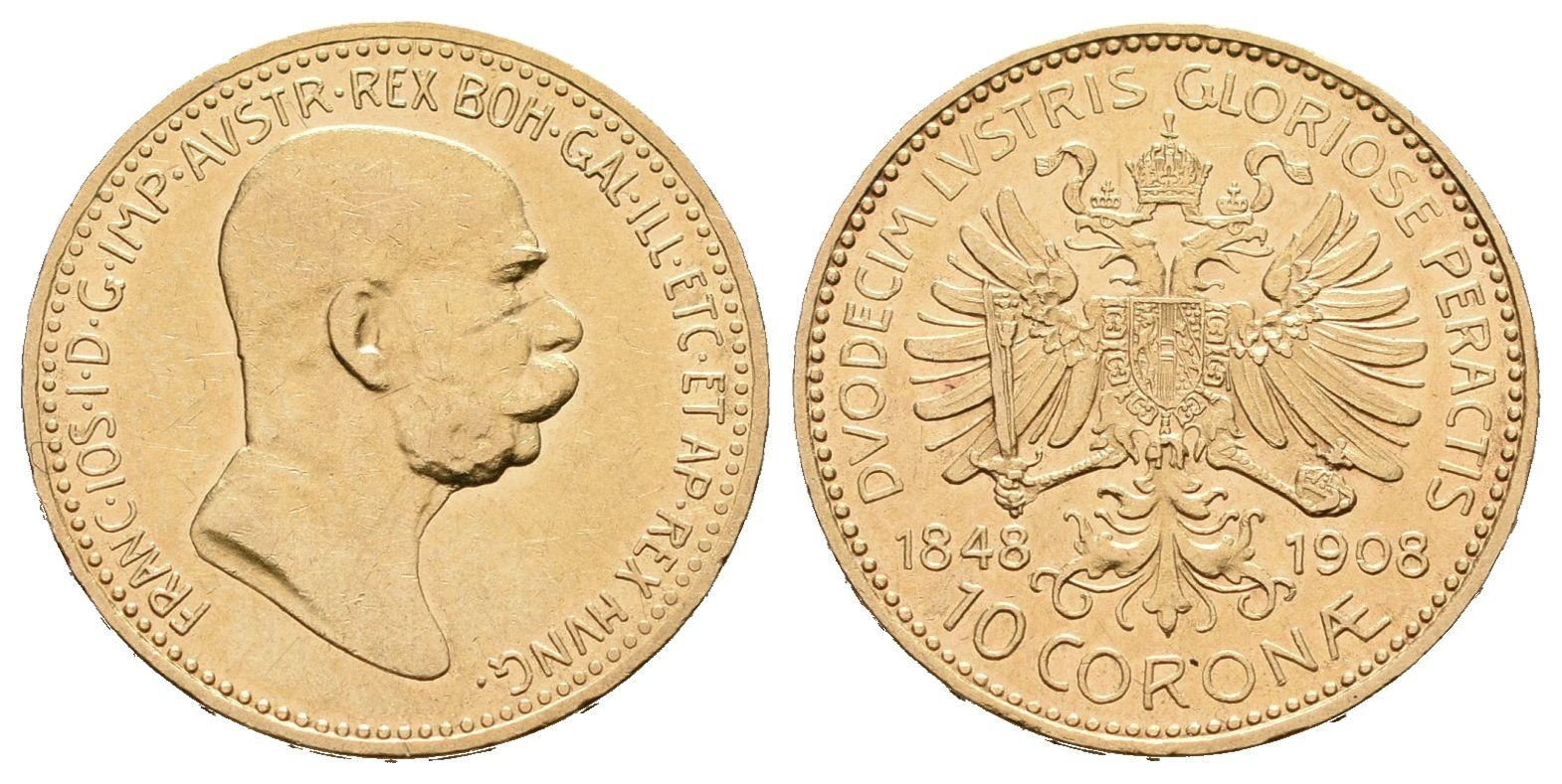 10 Koruna 1908 - jubilejní