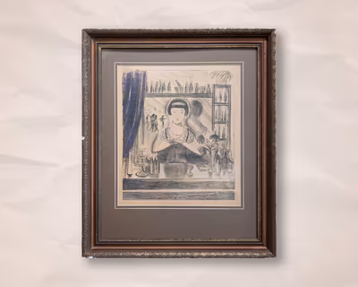 Toyen: Toyen (1902 - 1980) - Barmaid (Folies-Bergère, Paris)
