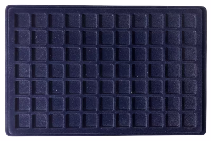 Použité - Plato 24x24 mm - 7 x 11 - Tmavě modré