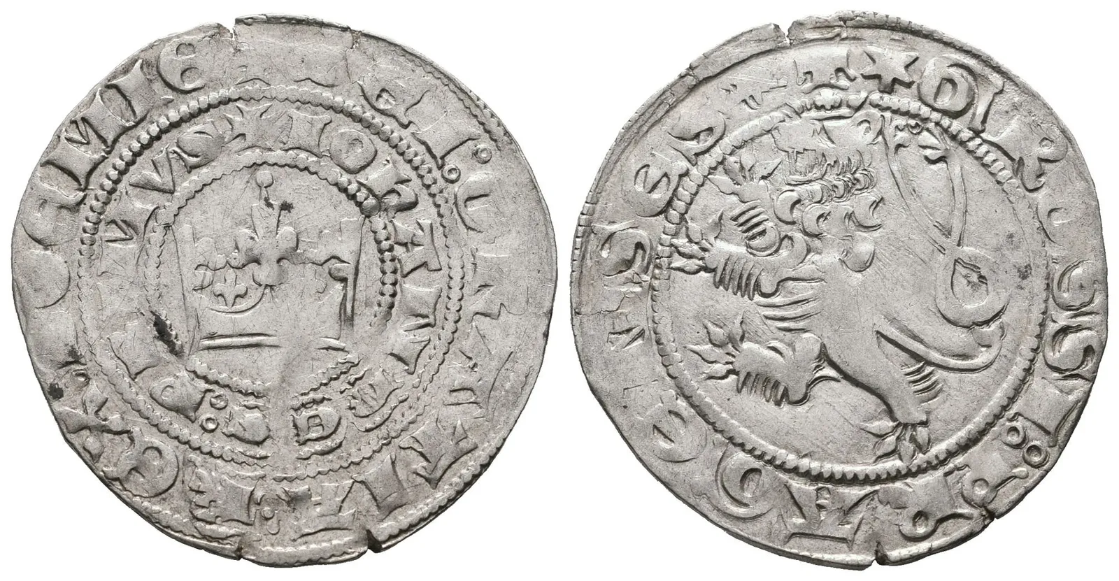 Jan Lucemburský, Pražský groš, Castelin 28