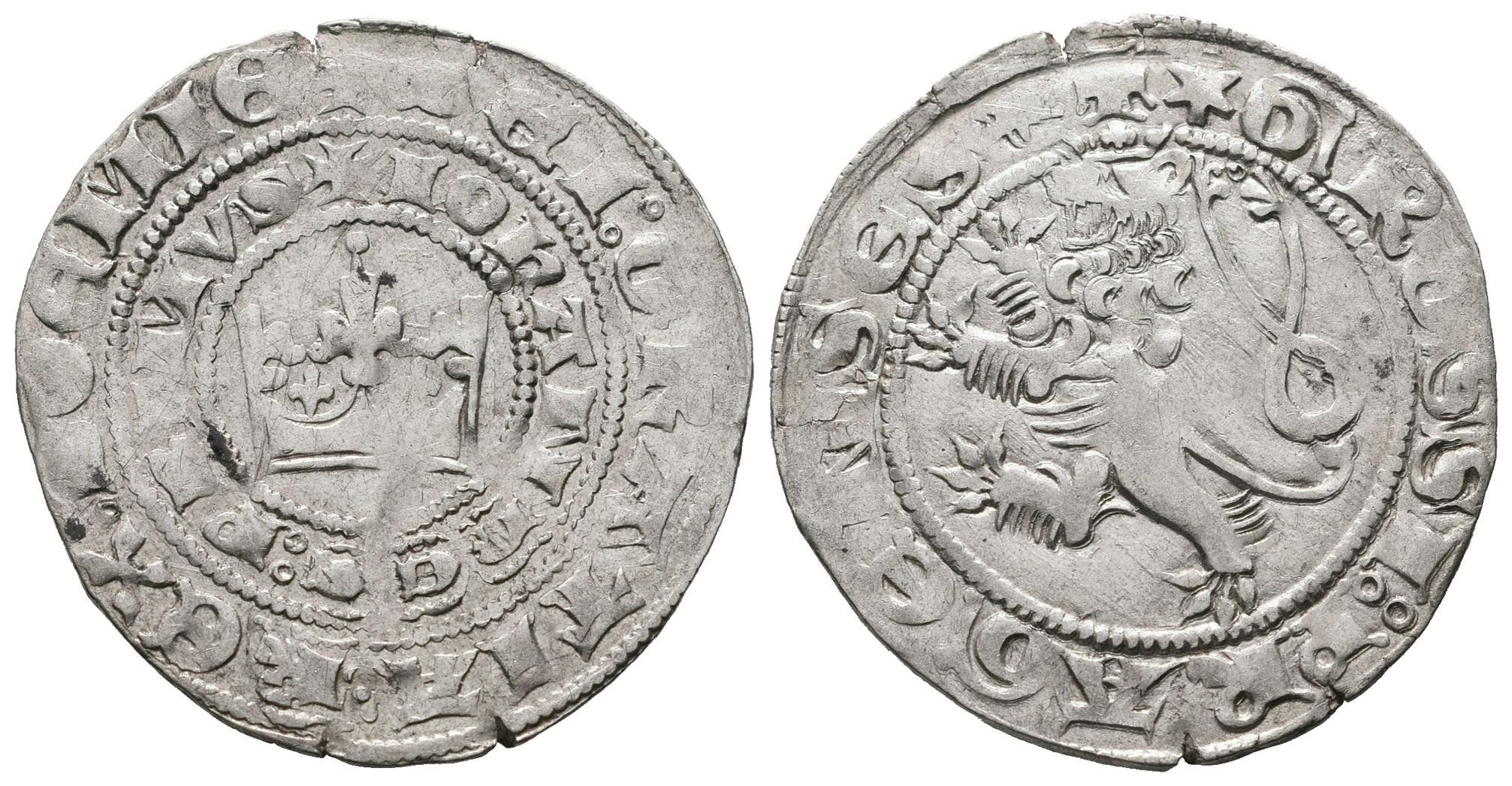 Jan Lucemburský, Pražský groš, Castelin 28