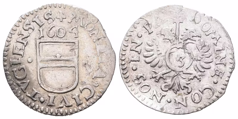 Švýcarsko-Zug, 3 Krejcar 1604