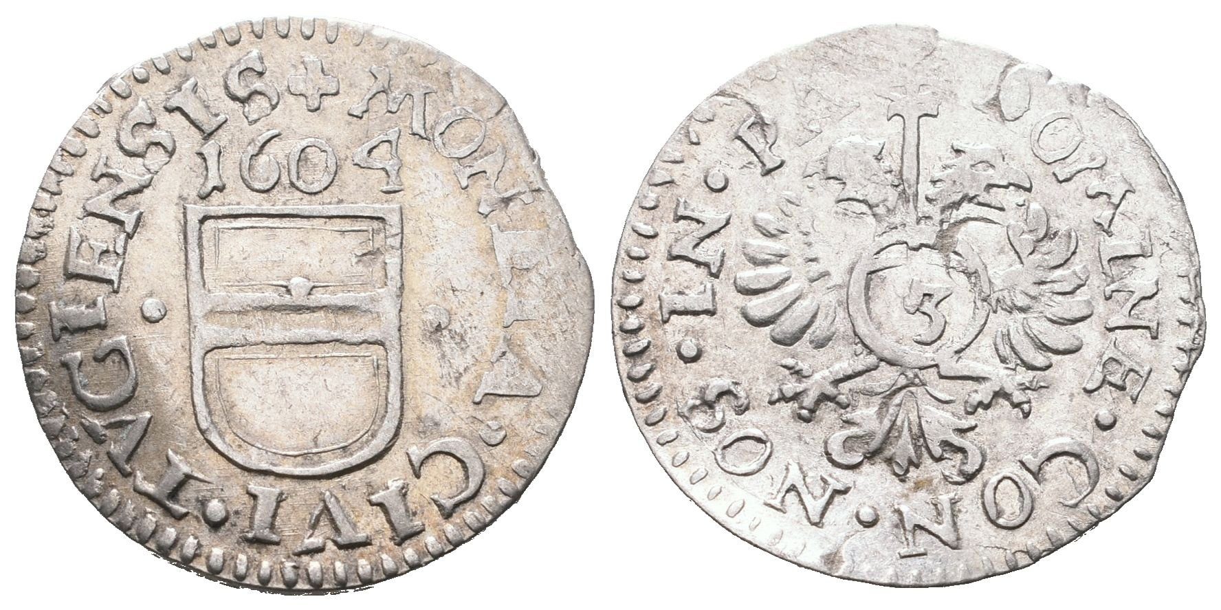 Švýcarsko-Zug, 3 Krejcar 1604