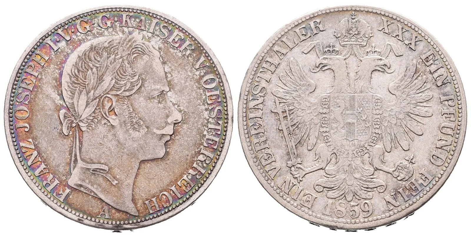 Tolar spolkový 1859 A