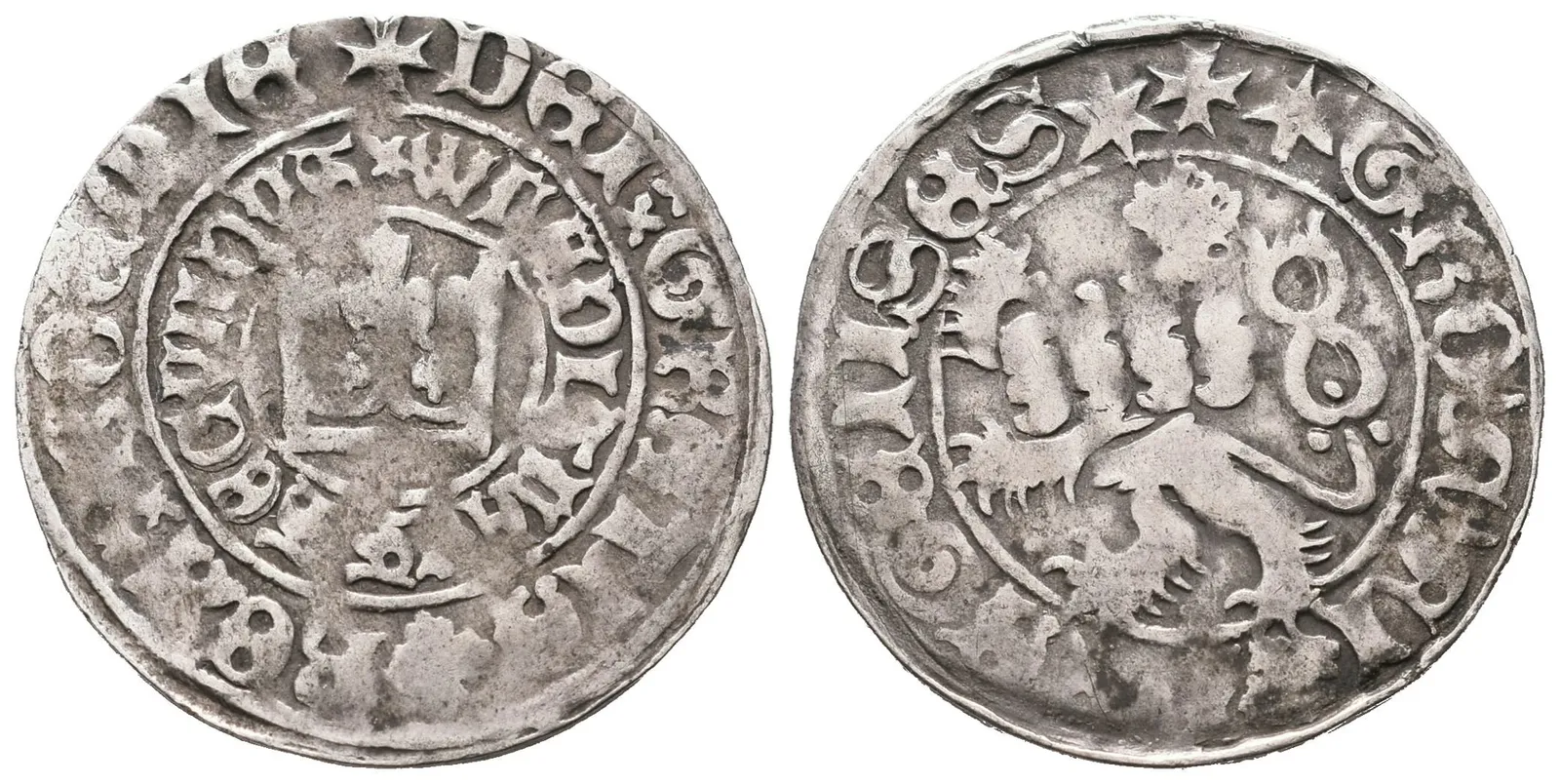Vladislav II. Jagellonský, Pražský groš, Hásková XIII.e/2