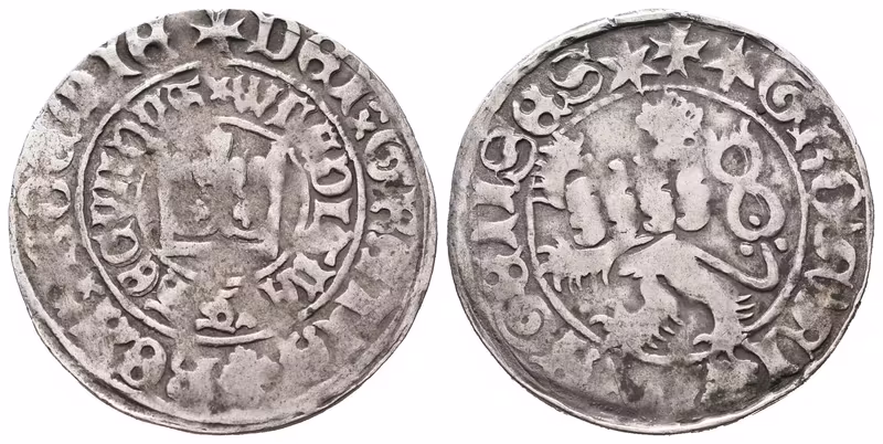 Vladislav II. Jagellonský, Pražský groš, Hásková XIII.e/2