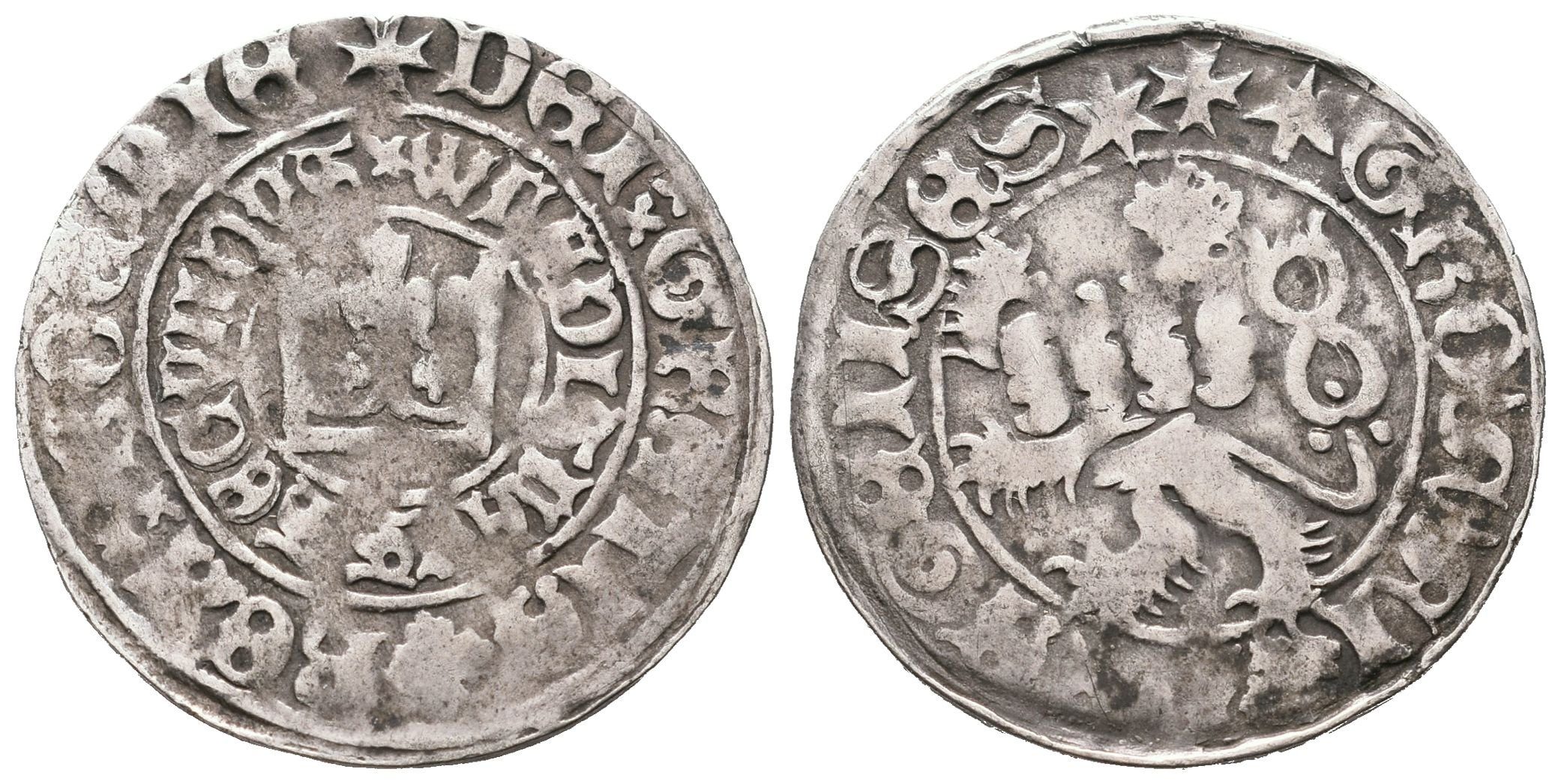 Vladislav II. Jagellonský, Pražský groš, Hásková XIII.e/2