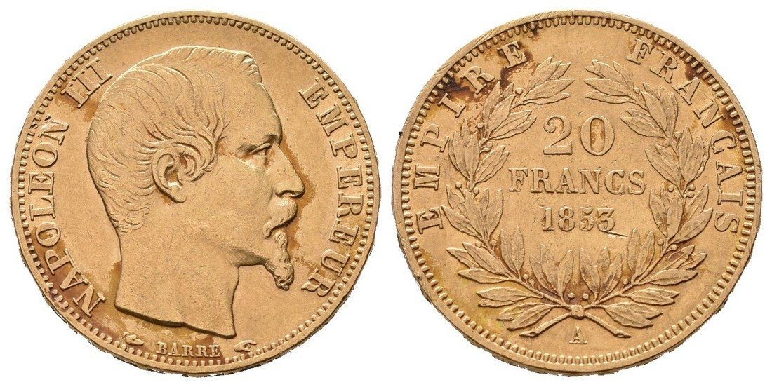 Francie, 20 Frank 1853 A