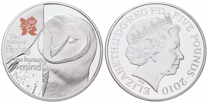 Velká Británie, 5 liber 2018  OH Londýn - Sova