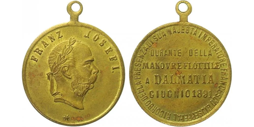 František Josef I., medaile vojenských manévrů — 1