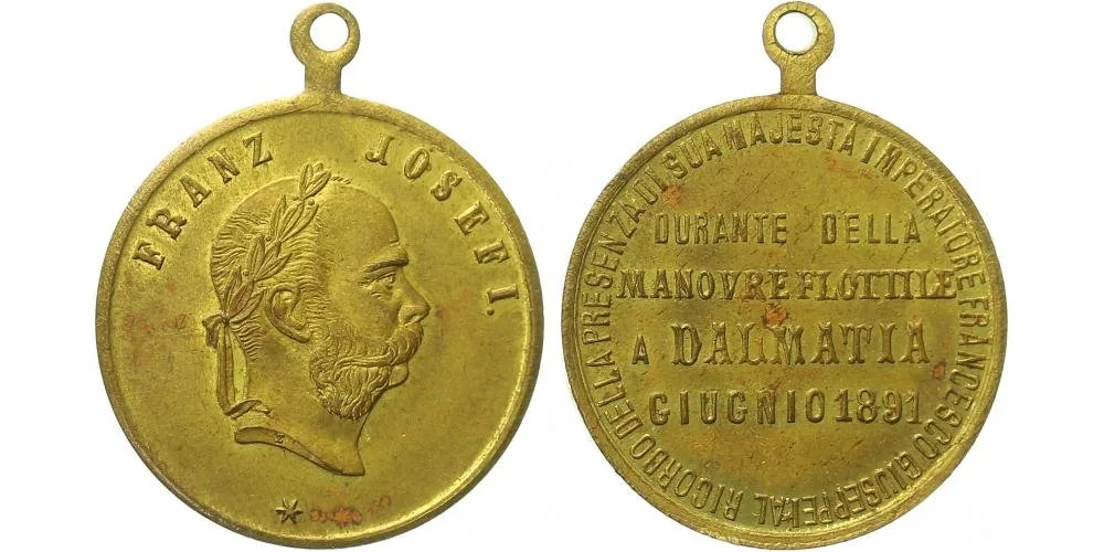 František Josef I., medaile vojenských manévrů — 1