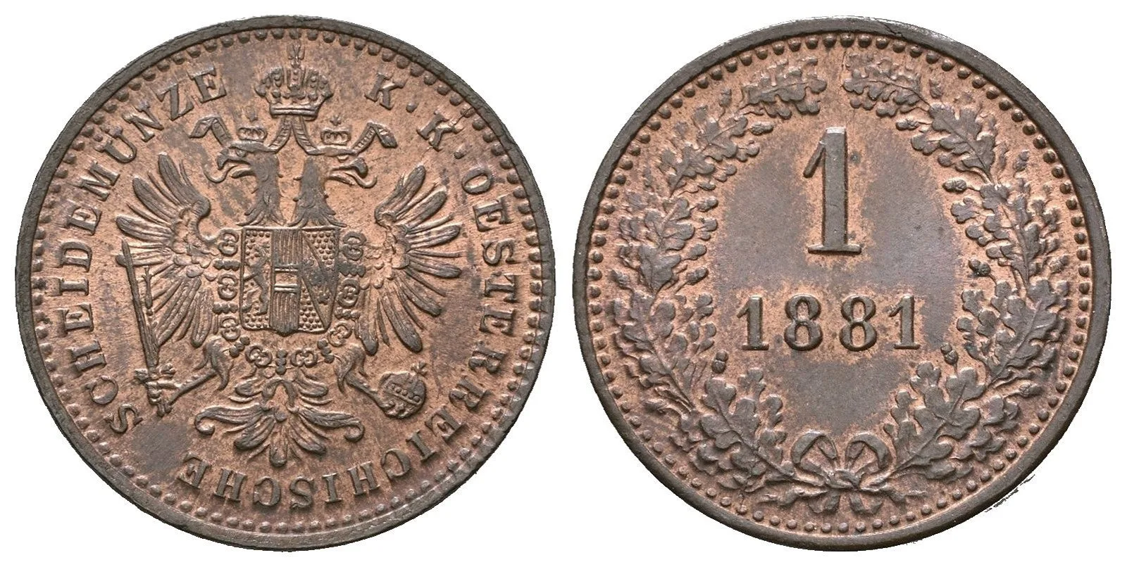 Rakouská a spolková měna, 1857 - 1892 — 1